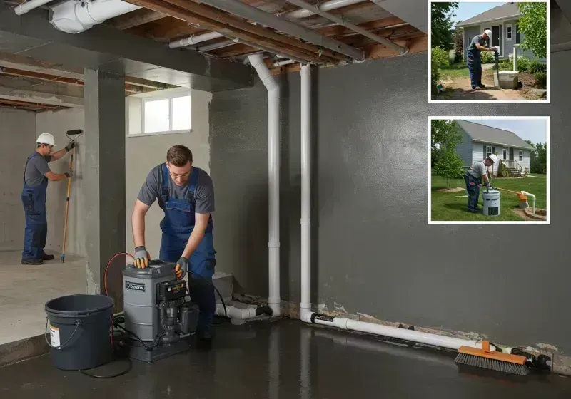 Basement Waterproofing and Flood Prevention process in Gastonville, PA